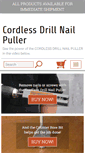 Mobile Screenshot of cordlessdrillnailpuller.com